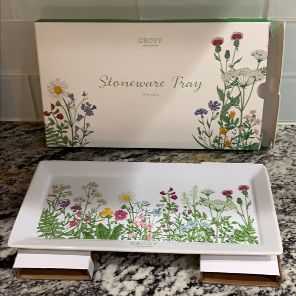 Grove Stoneware Tray